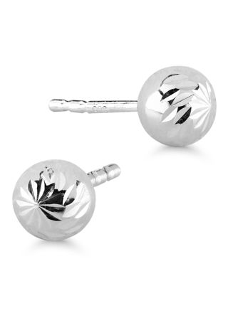 Goldearrings ball diamantcut 141131W