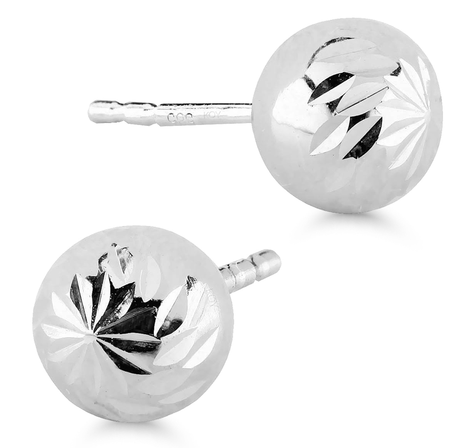 Goldearrings ball diamantcut 141141W