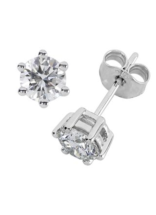 Kohinoor Theia white gold diamond earrings 0.50 ct 143-460V-100L