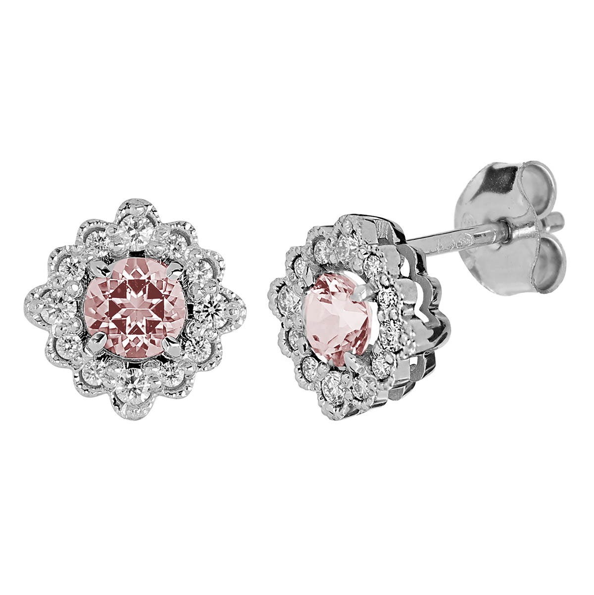 Kohinoor Bellis diamond earrings with topaz 143-616VPT-16