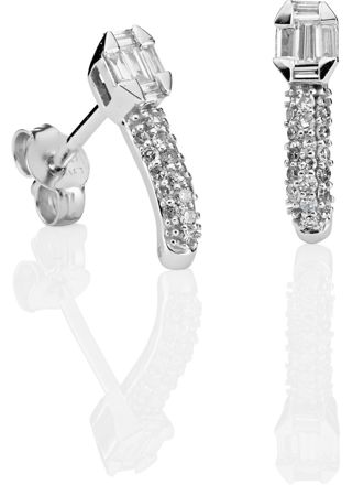 Kohinoor white gold diamond earrings 143-P6010V