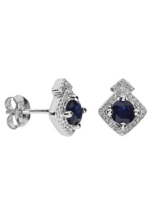 Kohinoor diamond sapphire earrings VK 143-P9170VS
