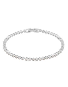 SNÖ of Sweden Malibu small stone clear silver-colored bracelet 1316-3500012