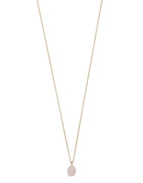 SNÖ of Sweden Sanna stone gold light pink necklace 1318-0345379