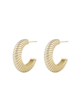 SNÖ of Sweden Dakota oval earrings plain g 1325-6900257