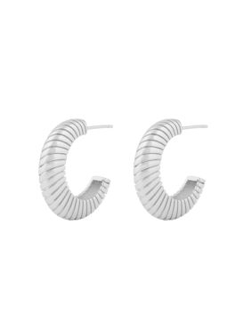 SNÖ of Sweden Dakota oval earrings plain s 1325-6900256