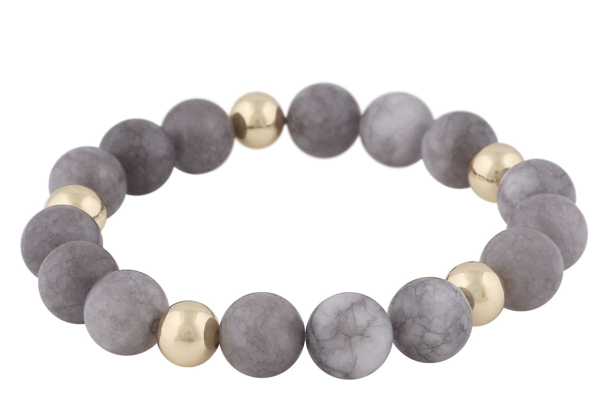 SNÖ of Sweden Lara elastic bracelet g/grey 1324-3600369