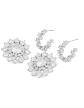 SNÖ of Sweden Maine statement earring set 1 s/clear 1332-6400012