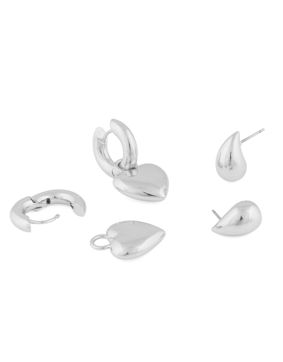 SNÖ of Sweden Maine statment earring set 3 plain s 1332-6600256