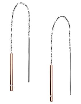 Skagen earrings Elin Two-Tone Threader SKJ1079998