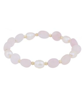 SNÖ of Sweden Hilma elastic bracelet g/pink 1342-3200375