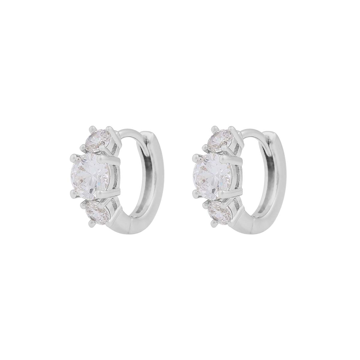 Snö of Sweden Jen zirconia earrings 13 mm 1343-7100012