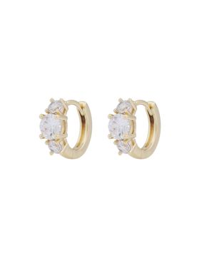 Snö of Sweden Jen gold-plated zirconia earrings 13 mm 1343-7100251