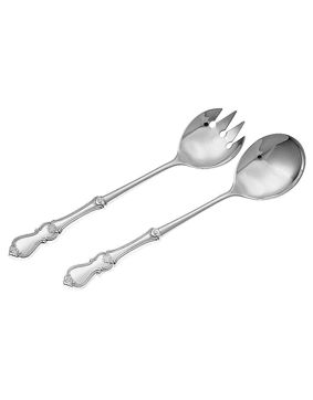 Romantiikka silver salad servers