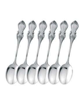 Romantiikka silver spoons 6pcs
