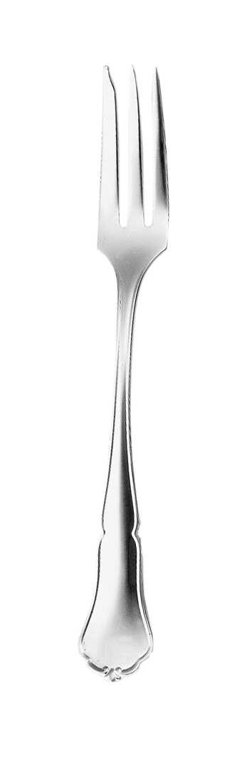 Chippendale silver pastry fork