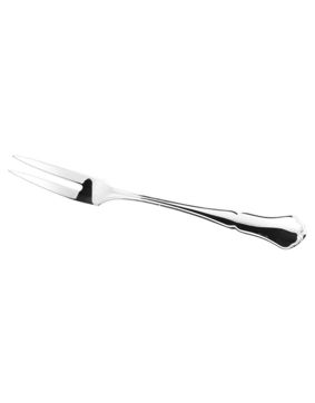 Chippendale silver serving fork