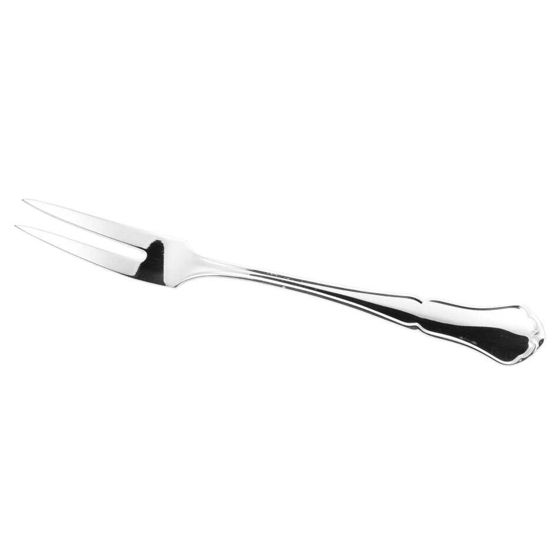 Chippendale silver serving fork