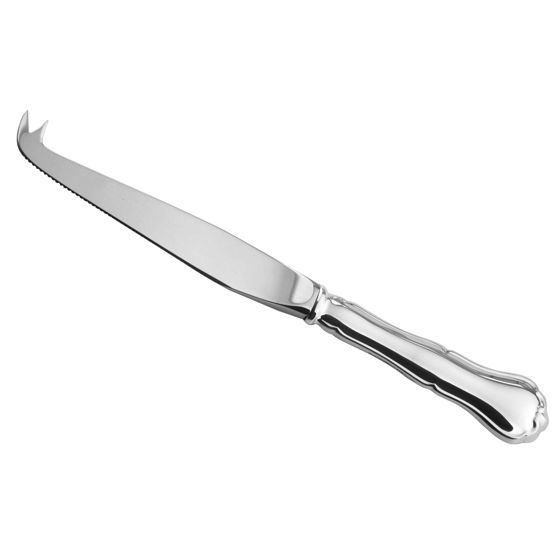 Chippendale silver cheese knife