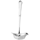 Chippendale silver broth ladle