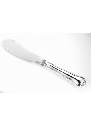 Chippendale silver butter knife