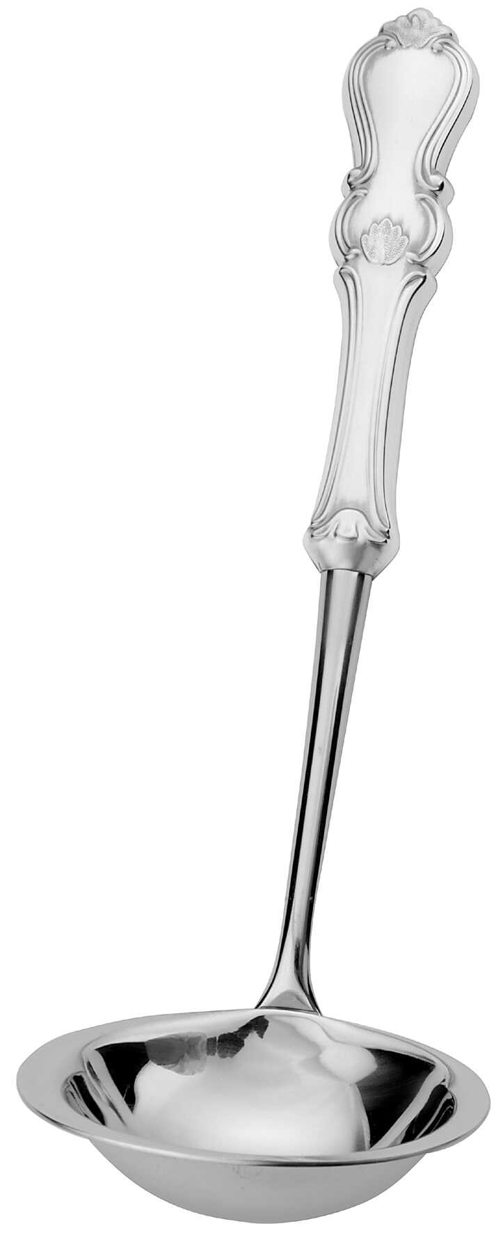 Romantiikka silver gravy ladle