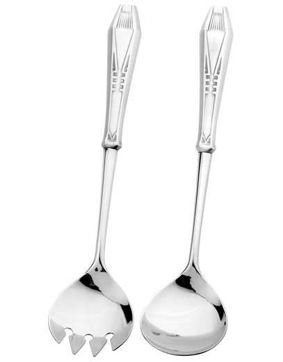 Finland silver salad servers