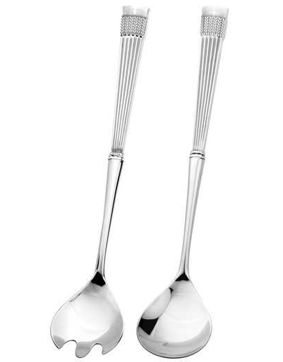 Tähkä silver salad servers