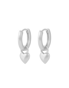Snö of Sweden Lovely silver-plated earrings 1363-6800256