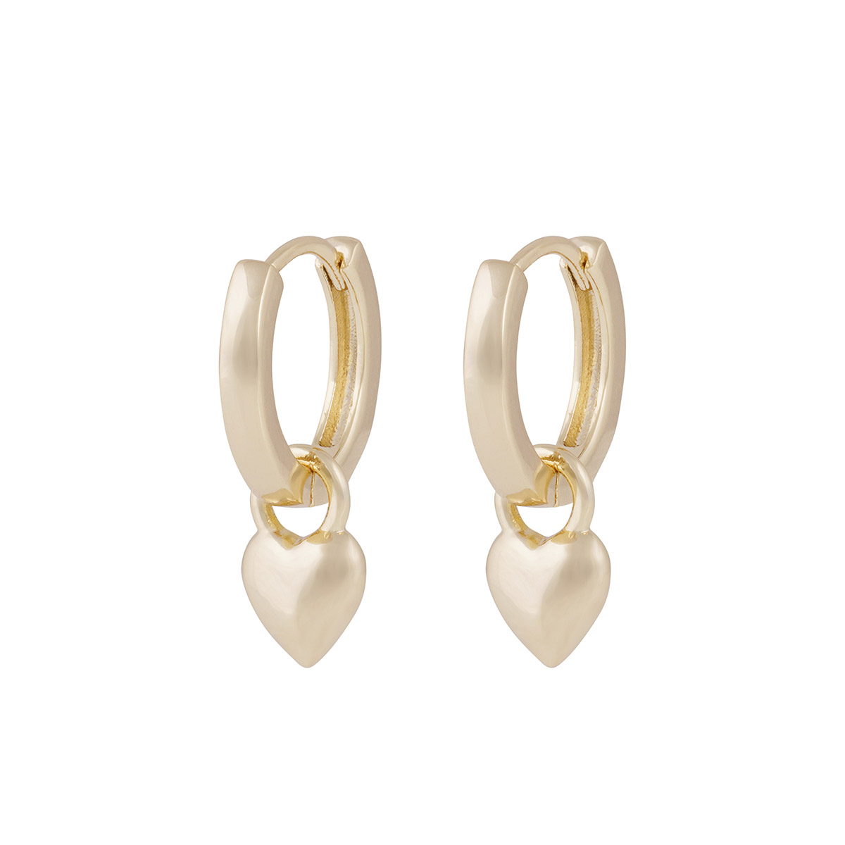 Snö of Sweden Lovely gold-plated earrings 1363-6800257
