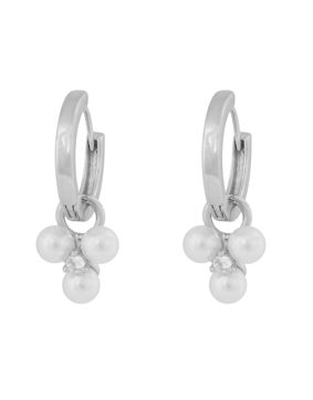 Snö of Sweden Eira triple pearl earrings 1368-6800010