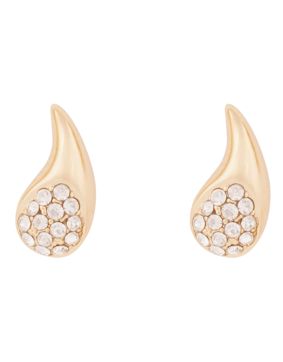 Snö of Sweden Veil gold earrings 1381-6100251