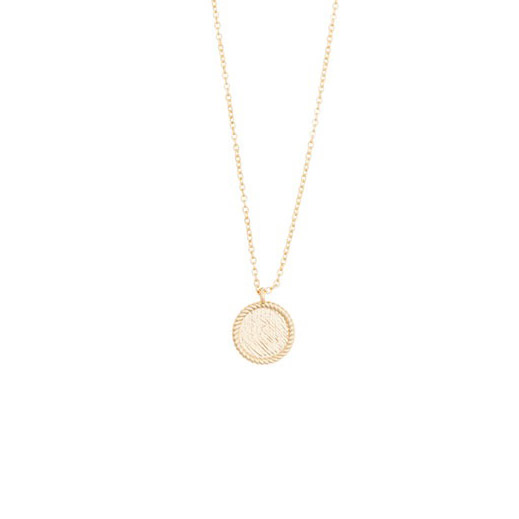 Snö of Sweden Twist gold necklace 1386-0455257