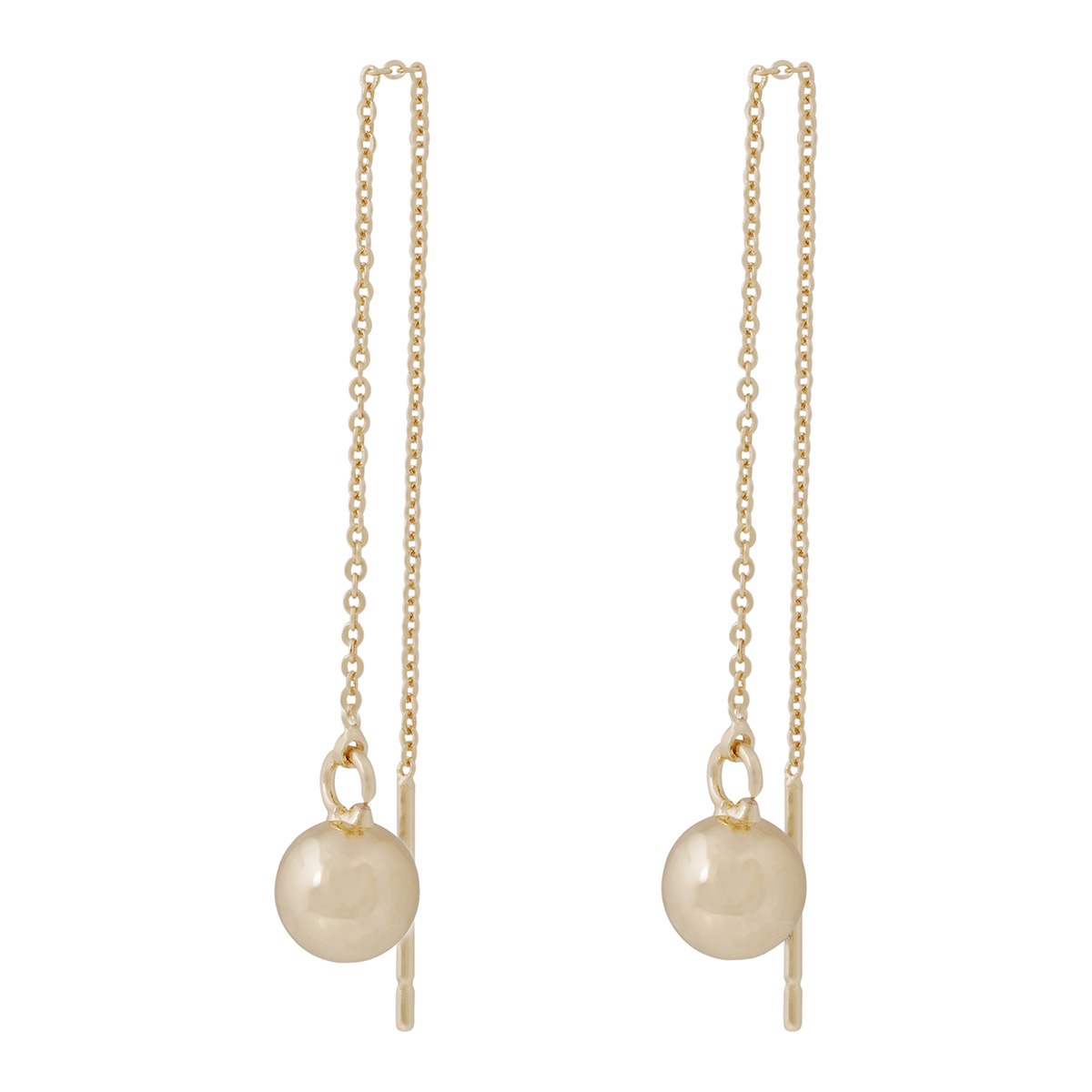 Snö of Sweden Bennet gold-plated chain earrings 1390-7400257