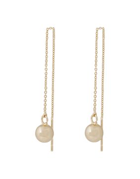 Snö of Sweden Bennet gold-plated chain earrings 1390-7400257