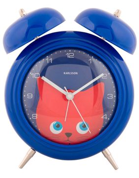 Karlsson Peekaboo Cat alarm clock KA5980DB