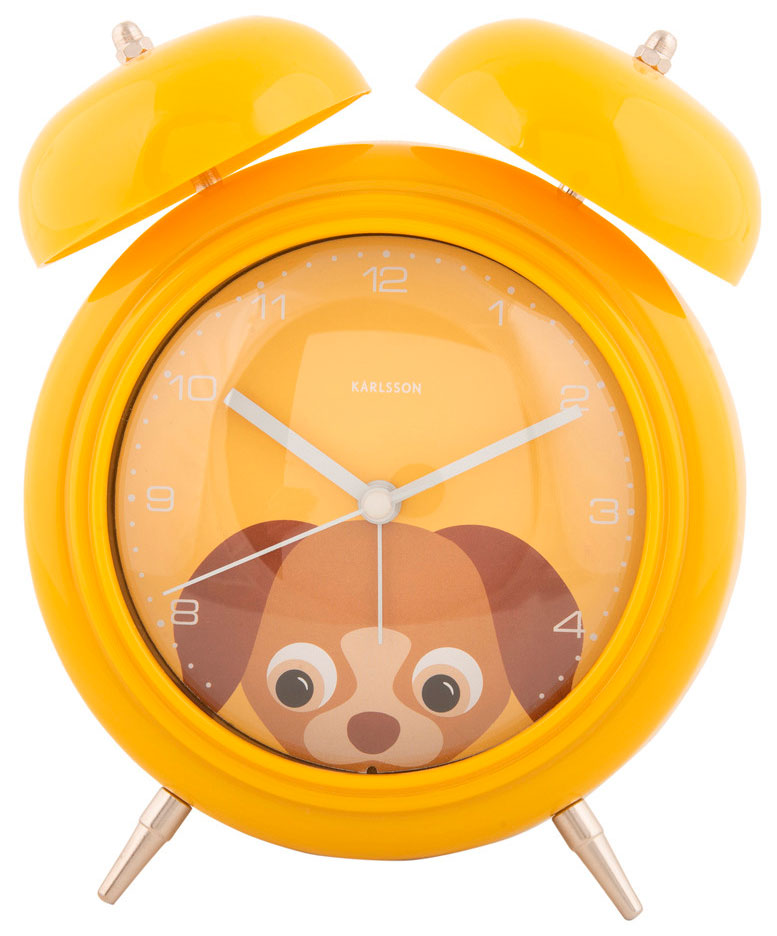 Karlsson Peekaboo Dog alarm clock KA5980YE