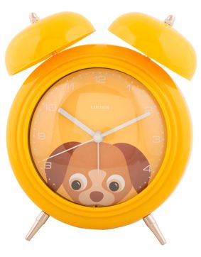 Karlsson Peekaboo Dog alarm clock KA5980YE