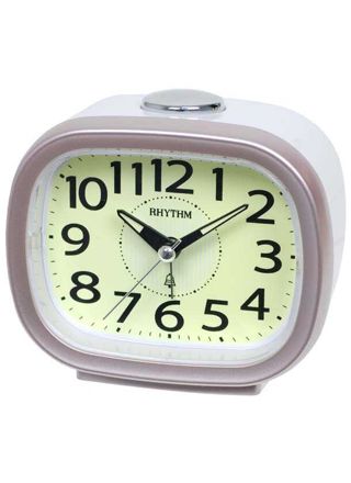 Rhythm alarm clock Pink CRA846-NR13