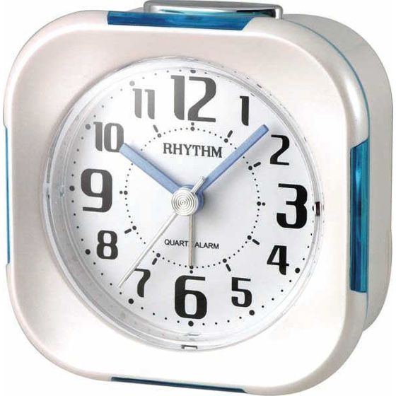Rhythm alarm clock Blue CRE828-NR04