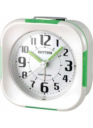 Rhythm alarm clock Green CRE828-NR05