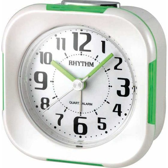 Rhythm alarm clock Green CRE828-NR05