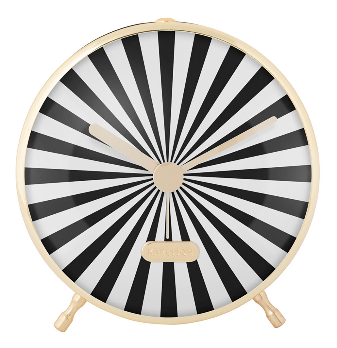 Karlsson alarm clock Candy Swirl black & white KA6008BK