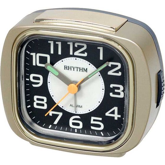 Rhythm alarm clock gold CRE847-WR18
