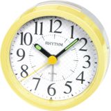 Rhythm alarm clock Yellow CRE849-WR33
