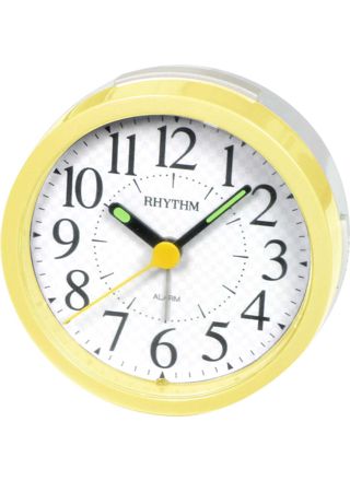 Rhythm alarm clock Yellow CRE849-WR33