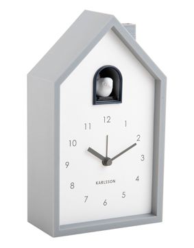 Karlsson alarm clock Modern Cuckoo mouse grey KA6015GY
