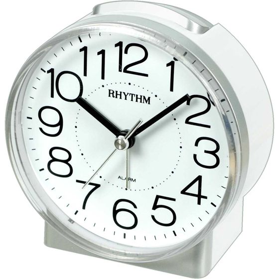 Rhythm alarm clock White CRE855-NR03