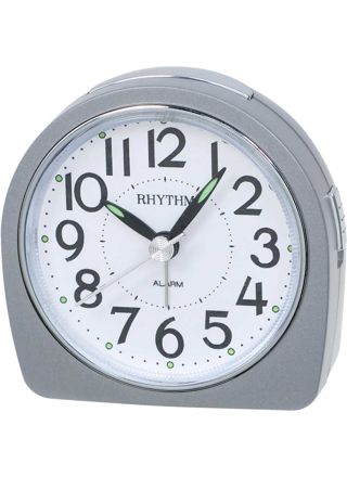 Rhythm alarm clock Silver CRE864-NR19