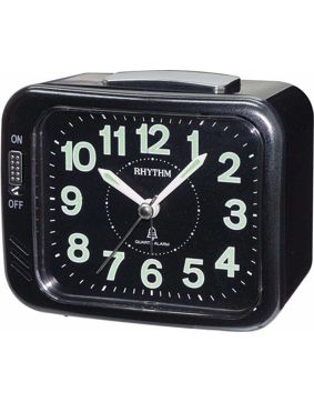 Rhythm alarm clock Black CRA829-NR02